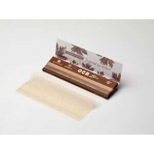 ocb slim virgin papel marrón sin blanquear 32hojas